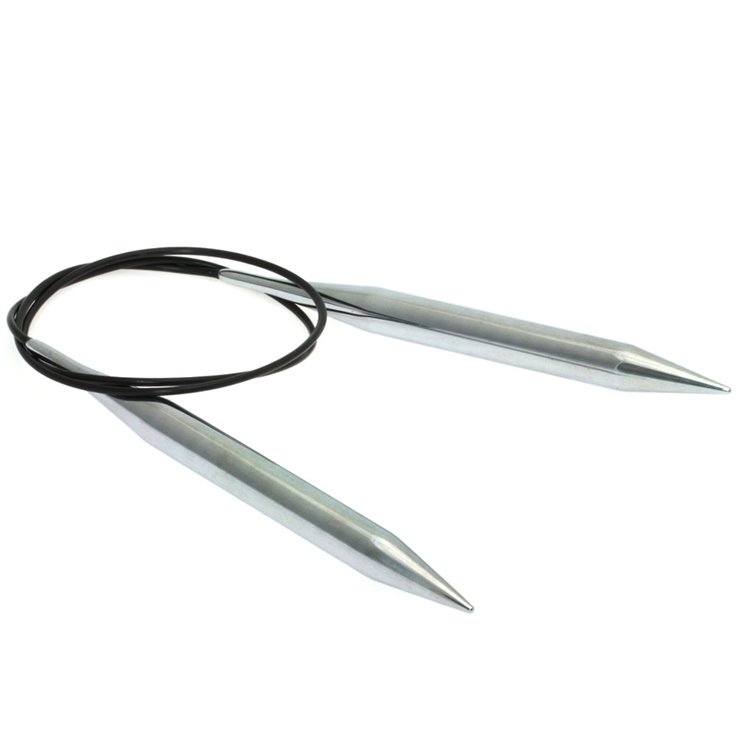 Lana Grossa Aguja circular latón No. 12,0/80cm