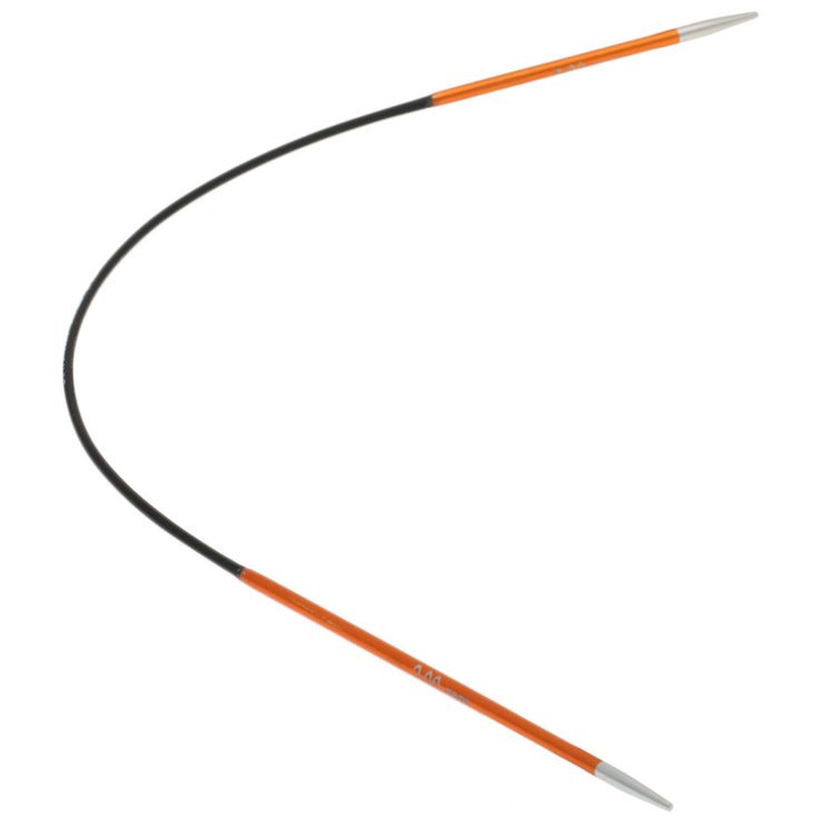 Lana Grossa Aguja circular aluminio Rainbow No. 2,0/25cm