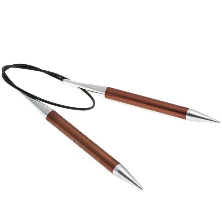 Lana Grossa Aguja circular aluminio Rainbow No.10,0/60cm