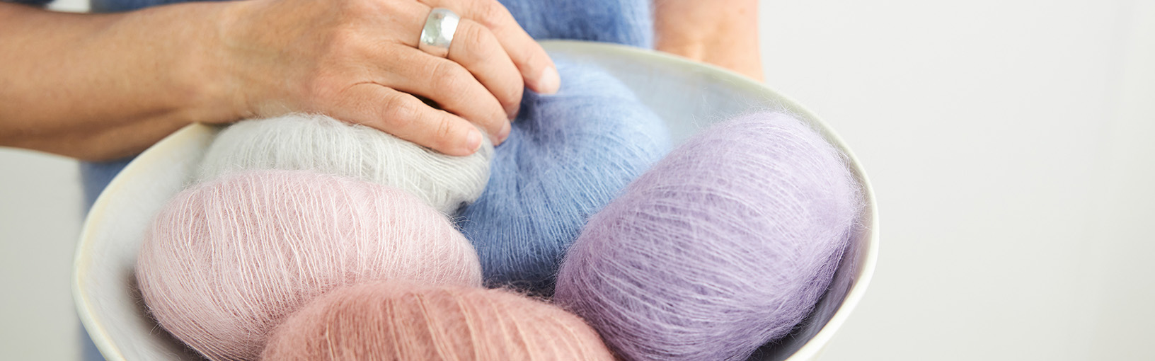 Hilos de alta calidad para tejer, crochet y fieltro Hilos Lana Grossa | Hand-dyed